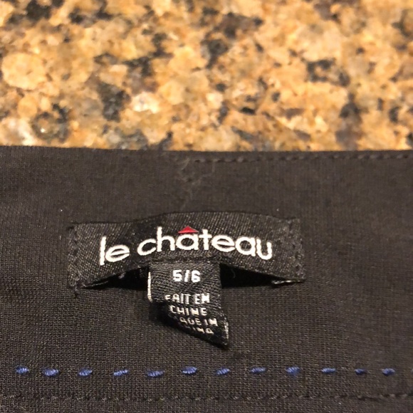 Le Chateau Skirt Size 5/6 Black - Picture 3 of 3